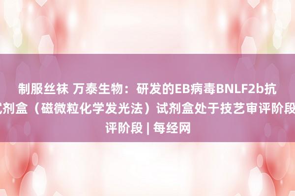 制服丝袜 万泰生物：研发的EB病毒BNLF2b抗体检测试剂盒（磁微粒化学发光法）试剂盒处于技艺审评阶段 | 每经网