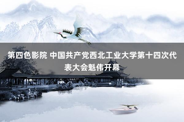 第四色影院 中国共产党西北工业大学第十四次代表大会魁伟开幕